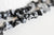 perles chips en obsidienne, perles pierre, bijoux Pierre naturelle, obsidienne naturelle,160 perles, fil 90 cm-G1266