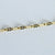 Chaine acier dorée 14 carats fantaisie texturée, fournitures créatives, chaine doree,chaine doré, création bijoux, 1metre,4.5mm - G490