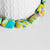 Perle resine rectangulaire multicolore, perle résine,perle turquoise, turquoise synthétique, bijoux contemporains,20x15mm, fil de 18,G2514