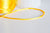 cordon queue de rat satin jaune brillant, cordon satiné, cordon Bijou, creation bijoux,lacet jaune,2mm, 5 mètres,G2713