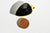 Pendentif ovale agate noire,Pendentif pour bijoux, pendentif pierre,pierre naturelle, agate naturelle,agate noire,création bijoux,40mm,G2517