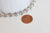 rondelle ovale texture argent vieilli,perles dorées,création bijoux, sans nickel,perle intercallaire,lot de 10, 10mm-G1771