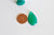Pendentif goutte agate vert, pendentif pierre,agate naturelle, agate  verte,création bijoux, pierre naturelle, 30mm-G1733