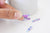 Pendentif rectangle violet acétate,perle acétate,création bijoux,perles plastique,connecteur plastique,lot de 2-10, 19.5mm,G3087