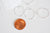 Anneaux créoles métal argenté, fournitures boucles oreilles,création boucles, créoles laiton doré,boucles créoles,lot de 20-50-100,20mm-G648-Gingerlily Perles
