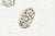 Pendentif jaspe hexagone dalmatien, pendentif pierre, pendentif collier,pierre naturelle, pendentif jaspe,jaspe naturel,49mm G304