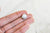 Pendentif goutte howlite blanche, fournitures créatives,pendentif bijoux,pendentif pierre,howlite naturelle,pendentif howlite,18mm-G978