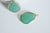 Pendentif goutte jade verte doré, fournitures créatives,pendentif jade,pendentif pierre,agate naturelle,pendentif jade naturel,35mm-G5422