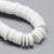 Perles polymère blanc heishi 6mm,fabrication bijoux, Perles plastique, perle heishi,perle disque, 6mm,le fil de 320 perles-G1631