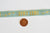 Ruban élastique vert or EFJF, fabrication bijoux, bracelet EVJF,ruban mariage,fourniture créative, scrapbooking, 16mm,1 mètre-G1358
