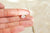 Pendentif goutte quartz rose,pendentif bijoux,pendentif pierre,quartz rose naturel,pendentif quartz rose,14mm,lot de 2- G972