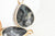 Pendentif goutte agate verte,pendentif bijoux, pendentif agate,pendentif pierre, agate naturelle, pendentif agate,23mm-G491