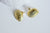 Pendentif coquillage naturel coque doré, fourniture créative, pendentif doré, création bijoux, coquillage bijou,coquillage or,21-25mm G3725