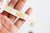 Ruban élastique rose or EFJF, fabrication bijoux,bracelet EVJF,ruban mariage,fourniture créative, scrapbooking, 16mm, longueur 1 mètre-G2156