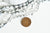 coquillages percés gris, coquillages naturels,création bijoux, bijoux plage,vacances,bijou coquillage, le fil de 135-G801
