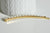 Barrette perle métal doré,coiffure mariage,barrette dorée,accessoire cheveux,accessoire mariage, fabrication bijoux,85mm-G2103