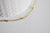 Chaine acier dorée 14 carats forçat tubes, fournitures créatives,chaine acier, chaine dorée,acier doré,création bijoux, 1 metre,2mm-G593