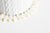 Perle Losange nacre blanche naturelle, fourniture créative, pendentif losange, coquillage blanc, création bijoux, 14mm, lot de 10-G1205