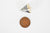 Pendentif pointe labradorite , fournitures créatives,pendentif bijoux, pendentif pierre, labradorite naturelle, pendentif cône,24mm-G2117