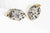 Pendentif hexagone jaspe dalmatien,pendentif bijoux,pendentif pierre,jaspe naturel,pendentif jaspe,pendentif géométrique,30mm, G1472
