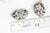 Pendentif hexagone jaspe dalmatien,pendentif bijoux,pendentif pierre,jaspe naturel,pendentif jaspe,pendentif géométrique,30mm, G1472