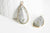 Pendentif goutte labradorite,creation bijou, Pendentif bijoux pierre, pierre naturelle,labradorite nature,création bijoux,33mm-G1470