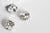 Cabochon cristal carré, fournitures créatives,cabochon transparent,cristal,cabochon argent,cabochon à coudre,création bijoux,12mm-G456-Gingerlily Perles