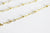Chaine complète acier dorée 14k satellite,extension,chaine collier,sans nickel,chaine fantaisie,plaqué or,chaine complète,2mm,46.2cm-G1920