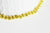 perle lave dorée perle ronde,lave naturelle,lave blanche, pierre naturelle, création bijoux, fil de 90pcs ,4mm-G1543