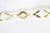 Ruban élastique motif Aztèque blanc or EFJF,fabrication bijoux,bracelet EVJF,ruban mariage,scrapbooking,16mm,1 mètre-G1887