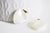 Pendentif coeur nacre blanche naturelle doré,pendentif coeur,coeur nacre,coquillage blanc,création bijou, 20mm, l'unité,G2609