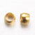 Perles à écraser Dorées, fournitures créatives, perles dorées, création bijoux, laiton doré,5 grammes, 2x1mm-G1881