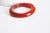 Pendentif donut agate orange teintée,pendentif agate, pendentif pierre,agate naturelle,agate teintée,46-55mm, l'unité G3889