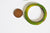 Pendentif donut agate multicolore teintée,pendentif agate, pendentif pierre,agate naturelle,agate teintée,46-55mm, l'unité-G2184