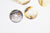 Pendentif rond nacre étoile, pendentif coquillage, coquillage beige,coquillage naturel,création bijoux,20mm, étoile,lot 5-G2179