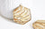 Pendentif hexagone jaspe paysage,pendentif pierre,pendentif collier,pierre naturelle,pendentif jaspe paysage naturel,45mm-G2381