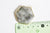 Pendentif hexagone labradorite,pendentif pierre,pendentif collier,pierre naturelle,pendentif labradorite naturelle,45mm,G2636