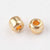 petite perles rocaille dorée brillante , fournitures bijoux, perle métallisée, doré opaque, création bijoux, lot 20g, diamètre 2mm-G2034