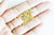 petite perles rocaille dorée brillante , fournitures bijoux, perle métallisée, doré opaque, création bijoux, lot 20g, diamètre 2mm-G2034