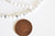 Perle ronde howlite blanche, fourniture créative, perle howlite,pierre naturelle,howlite naturelle,perle pierre,4mm,fil de 40 perles,G2448