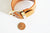 Bracelet cuir camel réglable boucle dorée,cuir naturel, bracelet pour femme, bracelet en cuir, bracelet doré, 25.5mm,G2493-Gingerlily Perles