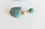 Pendentif bouteille parfum quartz vert naturel, pendentif pierre naturelle,pendentif collier,pendentif quartz Naturel,39mm,l'unité,G2792