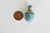 Pendentif bouteille parfum quartz vert naturel, pendentif pierre naturelle,pendentif collier,pendentif quartz Naturel,39mm,l'unité,G2792