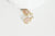 Pendentif goutte quartz fraise facette,pendentif bijou pierre,pendentif pierre,quartz naturel,pendentif quartz fraise,17mm, l'unité G5190