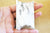Pochette carton marbré blanc, pochette cadeau papier, papier craft,sachet cadeau,sachet mariage,scrapbooking,9.5x5.5cm, lot de 10,G2944