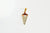Pendentif glace acier doré 18k, pendentif émaillé,fourniture dorée,creation bijoux,Pendentif glace,Pendentif acier doré,10mm,G3122