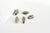 Cabochon dôme marquise navette labradorite, fournitures créatives, cabochon la bradorite,cabochon pierre, pierre naturelle,14mmx7mm,G3042-Gingerlily Perles