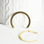 Pendentif arc demi-cercle U laiton brut, un apprêt doré en laiton brut sans nickel pour création de bijoux,28x24mm,lot de 2, G3195