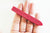 Batonnet de cire à cacheter rouge sans mèche,fourniture pour création de sceaux personnalisés pour invitations de mariage DIY, l'unité,G3191