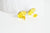 Boucle dorée puces amazonite laiton doré ronde facetté,un Bijou pierre en Amazonite naturelle, la paire,15mm G5249-Gingerlily Perles